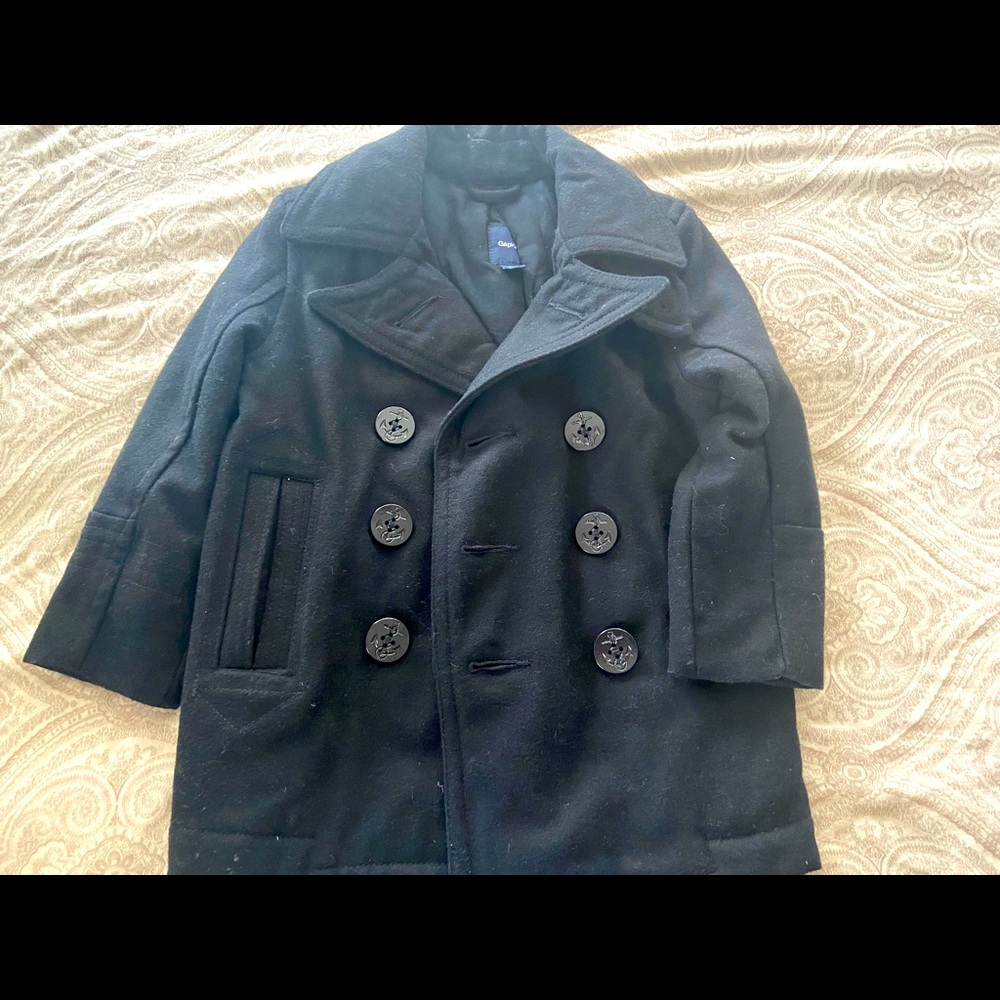 Black boys pea coat